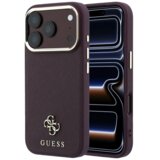 SAS CG MOBILE Maska Guess Saffiano Small 4G & Classic Logo MagSafe za iPhone 17 Pro / 17 Pro burgundy Cene