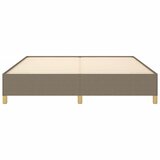  Okvir za krevet s oprugom smeđesivi 160x200 cm od tkanine | shoptok.hr