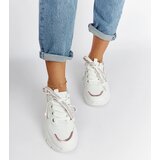 Gemre White and pink massive sneakers with rhinestones Euclid | Shoptok.si