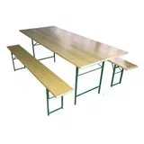baštenski pivski set sto i 2 klupe 200 x 80