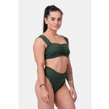 NEBBIA Miami retro bikini - vrchný diel M, dark green Cene'.'