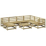  8-dijelni set vrtnih sofa od impregnirane borovine | shoptok.hr
