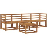  Set vanjskih sofa 5 pcs Prirodna | shoptok.hr