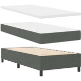 Box spring krevet Tamno siva 80 x 200 cm tkanina - Tamno siva 80 x 200 cm Dizajn linija | shoptok.hr