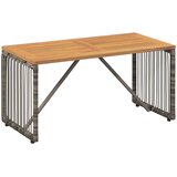  Set vanjskog namještaja 9 pcs Siva i tamnoplava poliratan | shoptok.hr