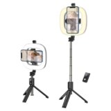 Hoco selfie tripod stojalo LV03 Plus Showfull za snemanje in slikanje selfie posnetkov 80 cm - črn | Shoptok.si