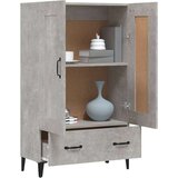  Visoka omarica betonsko siva 70x31x115 cm konstruiran les, (20654346) | Shoptok.si