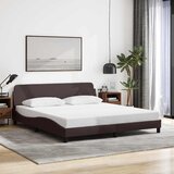  Okvir za krevet Dover tamnosmeđi 180x200 cm od tkanine | shoptok.hr