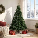 Umjetno božićno drvce s nogom 180 cm PVC i metal Zelena | shoptok.hr