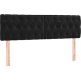  s oprugama i madracem crni 160x200 cm baršunasti | shoptok.hr