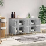  Komode 2 kom siva boja betona 60x35x70 cm od konstruiranog drva | shoptok.hr
