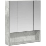  Kupaonski ormar s ogledalom Betonski sivi 60 x 14.5 x 70 cm | shoptok.hr