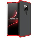 GKK Zaštitna futrola 360 - Prednji i stražnji poklopac cijelog mobitela za Huawei Mate 20 - Crna/Crvena | shoptok.hr