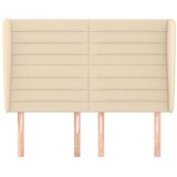  Uzglavlje s ušima krem 147x23x118/128 cm od tkanine | shoptok.hr