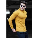 Madmext Sweater - Yellow - Slim fit Cene