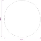 Presvlaka za jastuk 6 kom. HEERLEN Svjetlosiva Promjer 40 cm - Svjetlosiva Promjer 40 cm 6 | shoptok.hr