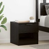 vidaXL Ormarić za krevet s ladicama 2 pcs Crni hrast 40 x 39 x 40 cm Cijene