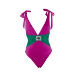 DEVI COLLECTION Ženski jednodelni kupaći kostim Aria ljubičasto-zeleni | Eponuda.com