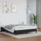 Maison Chic Posteljni okvir - Dvoposteljna postelja - Zakonska postelja črn 140x190 cm umetno usnje-J13805, (21776087) | Shoptok.si
