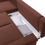 CARRYHOME KOTNA SEDEŽNA GARNITURA, velur opečnato rjava | Shoptok.si