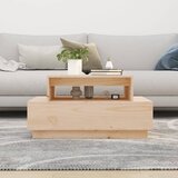  Stolić za kavu 80 x 55 x 40,5 cm od masivne borovine | shoptok.hr