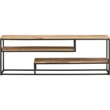 TV ormarić 130 x 30 x 45 cm od grubog drva manga | Eponuda.com