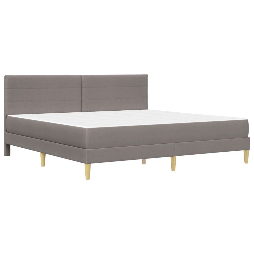  Okvir za krevet Sivo-smeđa 200 x 200 cm Poliester | shoptok.hr