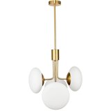 Vidik 21782 LUSTER ZLATNI S BIJELIM KUGLAMA GOLD | shoptok.hr