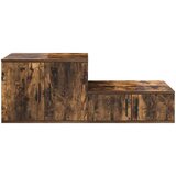 Ormarić za pohranu 2 pcs Dimljeni hrast 127 x 41 x 40 cm | shoptok.hr