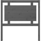  Uzglavlje za krevet sivo 95,5 x 4 x 100 cm od masivne borovine | shoptok.hr