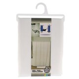  Kopalniška zavesa White (180 x 200, tekstilna, z obročki) | Shoptok.si