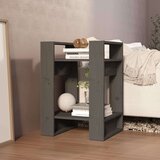Ormarić za knjige / sobna pregrada sivi 41x35x57 cm od borovine | shoptok.hr