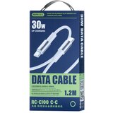 Remax RC-C100 C-C Fonsu Series 30W Type-C to Type-C Fast Charging Data Cable Cijene