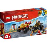 Lego Ninjago® 71789 spopad med kaijem v avtu in rasom na motorju Cene
