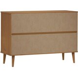  Ladičar MOLDE smeđi 113 x 40 x 80 cm od masivne borovine | shoptok.hr