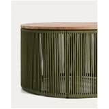 Kave Home Okrogla vrtna klubska mizica z mizno ploščo iz akacije ø 70 cm Dandara – | Shoptok.si