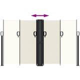  Uvlačiva bočna tenda 140 x 1000 cm krem | shoptok.hr