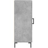  Komoda siva boja betona 34,5x34x90 cm od konstruiranog drva | shoptok.hr