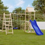 vidaXL Gugalnica z lestvijo iz vrvi 2 kosa modra 37x15 cm PE Cene