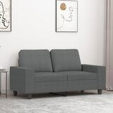 vidaXL dvosed temno siv 120 cm blago | Shoptok.si
