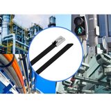 TRU COMPONENTS TC-12656592 Čelične kabelske vezice 200 mm 4.6 mm AISI 316 s premazom 100 St. | Eponuda.ba
