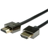 Roline hdmi priključni kabel hdmi-a vtič 1.00 m črna 11.04.5591 zaščiten hdmi kabel, (20421268) | Shoptok.si