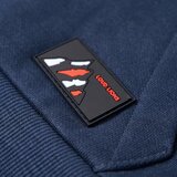  Dječja majica s kapuljačom modra prošarana i narančasta 116 | shoptok.hr