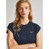 PepeJeans Majica 'LORY' tamno plava / bijela | shoptok.hr