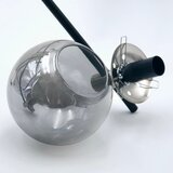  Luster na šipci LILOU 6xE14/5W/230V matni hrom/zadimljeno staklo | Eponuda.com