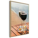  Slika - Love Refreshment (1 Part) Vertical 80x120 U prirodnom drvenom okviru | shoptok.hr