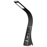  Immax 08947L- LED prigušiva stona lampa sa displejem LEATHER LED/7W/230V crna | Eponuda.com