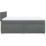 vidaXL Okvir kreveta s oprugama i madrac svjetlosivi 160x200cm tkanina | shoptok.hr