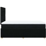  Krevet s oprugama i madracem crni 120 x 200cm od tkanine | shoptok.hr