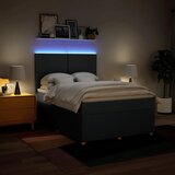  Krevet s oprugama i madracem plavi 140 x 190 cm od tkanine | shoptok.hr